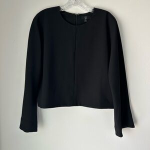 J. Crew Classic Black Blouse